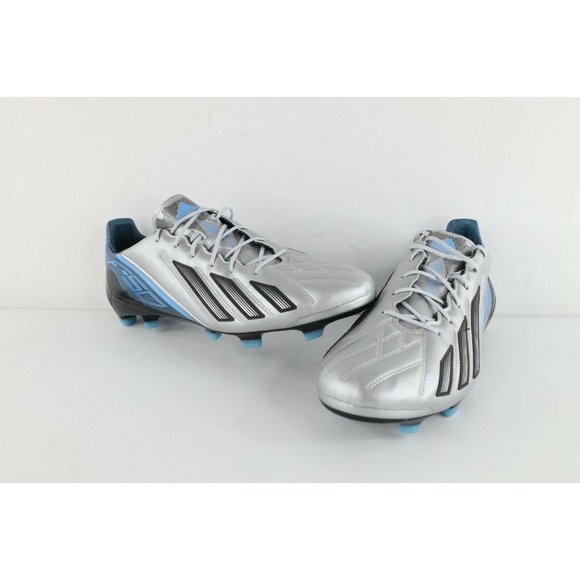 adidas Other - New w/o Box Adidas Adizero F50 TRX FG Leather Soccer Cleats Shoes Silver Mens 13